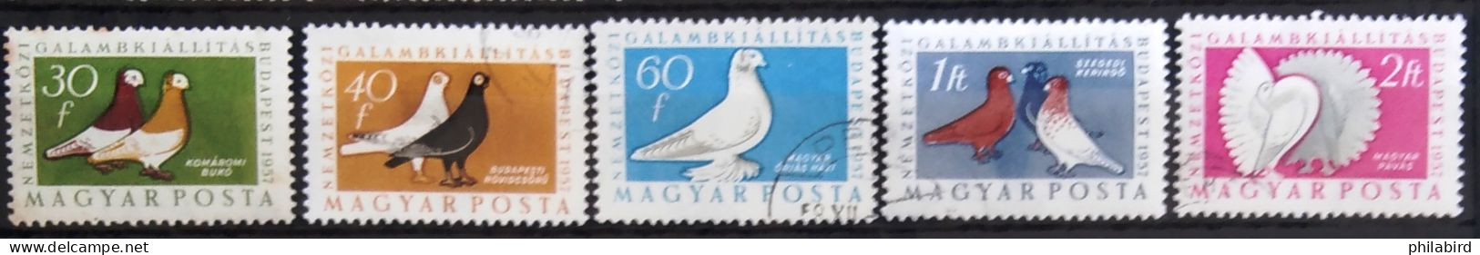 HONGRIE                       N° 1230/1234                        OBLITERE - Used Stamps