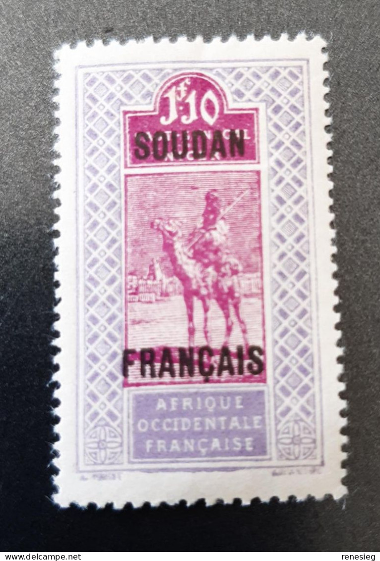 Soudan Français 1930 Yvert 57 1f10 MH - Unused Stamps