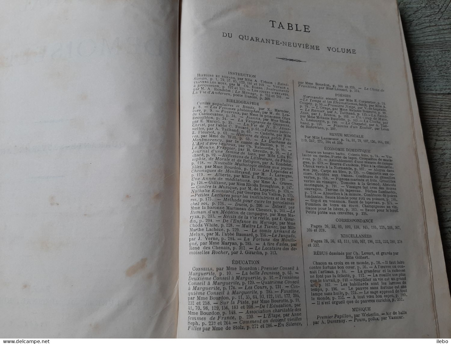 Journal Des Demoiselles 1881 Gravures De Mode Rébus Romans Recettes Chapeaux - Mode