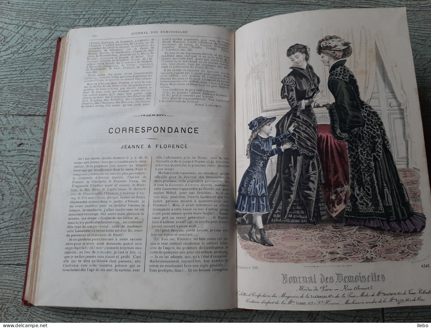journal des demoiselles 1881 gravures de mode rébus romans recettes chapeaux