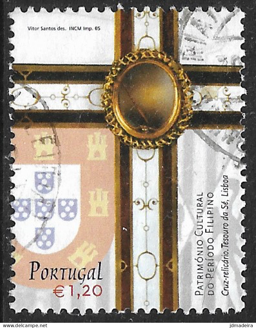 Portugal – 2005 Filipino Period 1,20 Souvenir Sheet Used Stamp - Oblitérés