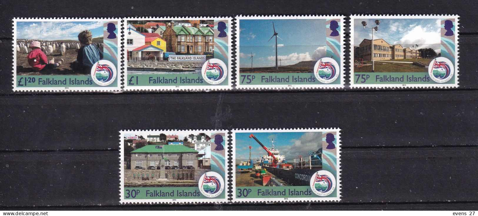 FALKLAND ISLANDS--2012-LIBERATION-MNH(-BELOW FV.-) - Falkland Islands