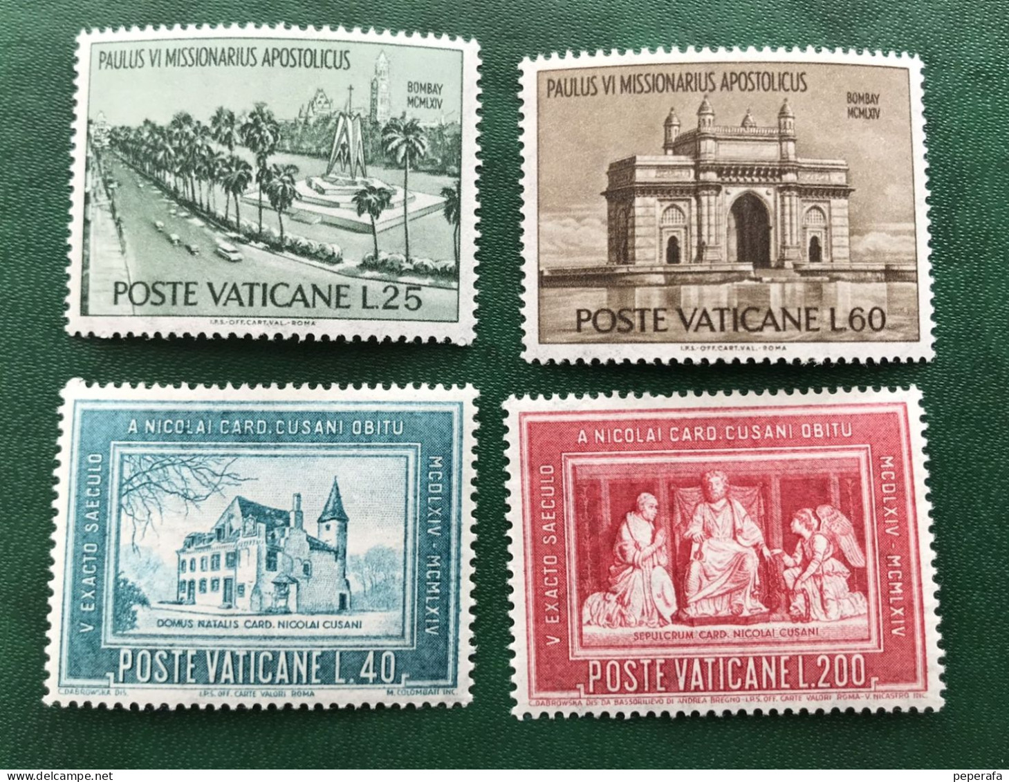 POSTE VATICANE VATICANO PAULUS Visit To India - Unused Stamps