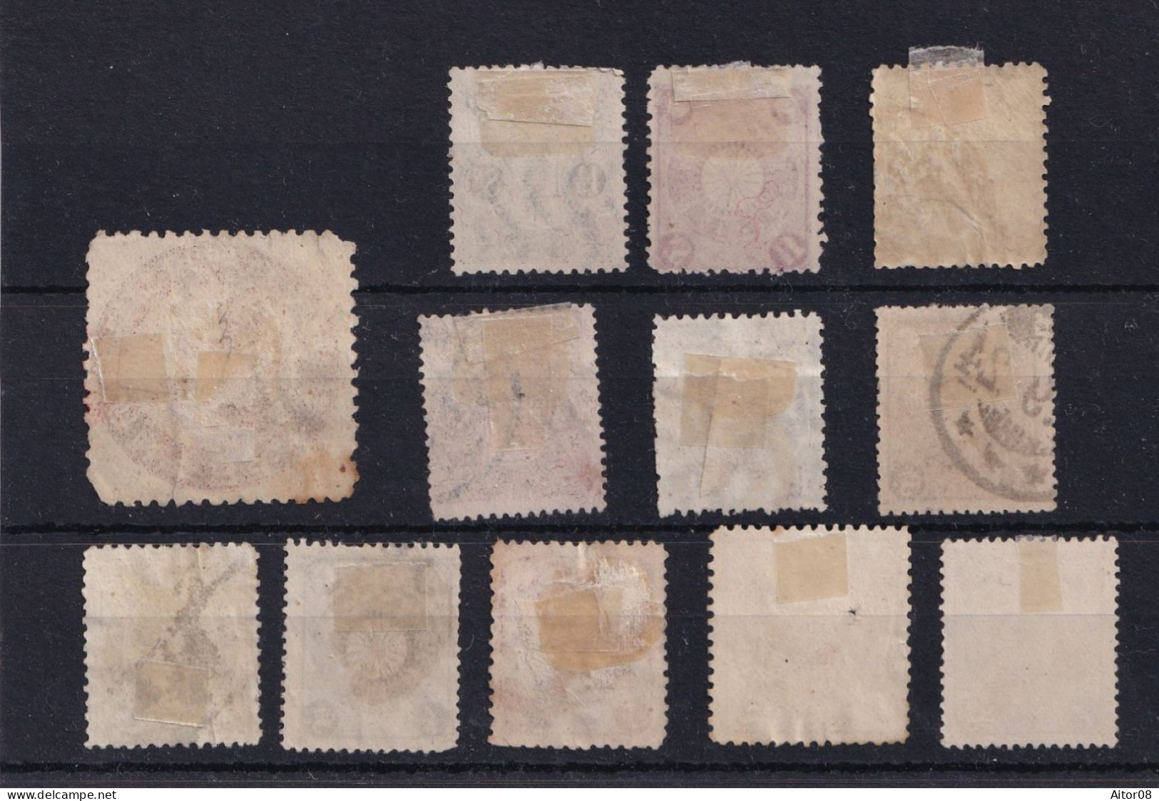 LOT DE TIMBRES OBLITERES  DE 1890/1902. BELLE COTE..A VOIR DE PRES - Collections, Lots & Séries