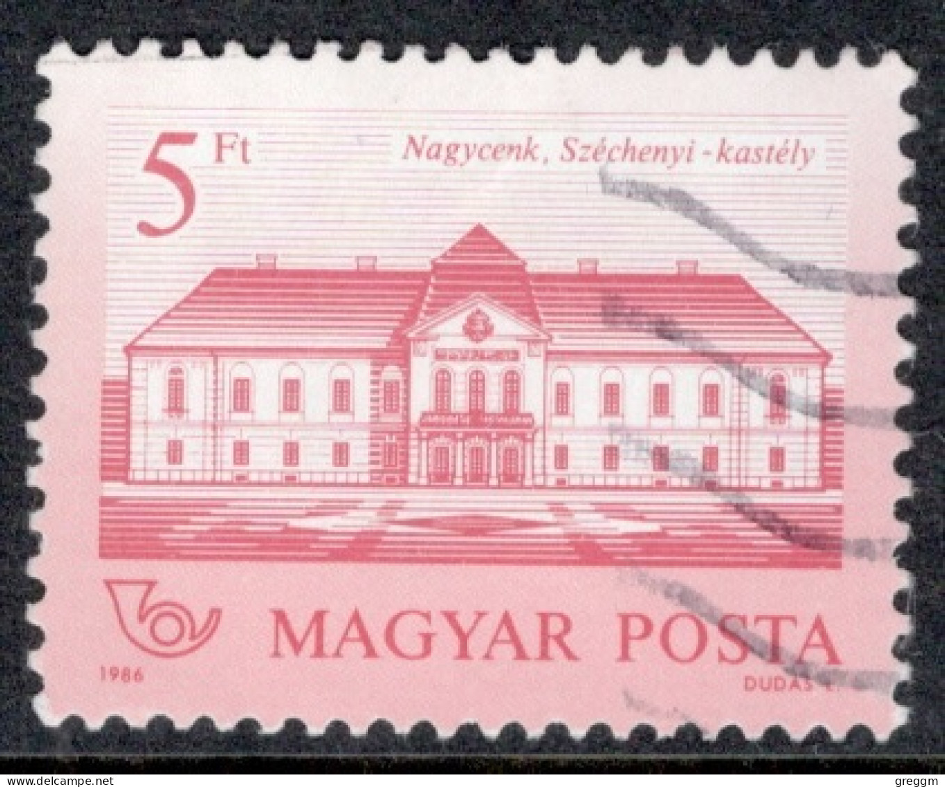 Hungary 1986  Single Stamp Celebrating Castles In Fine Used - Usado