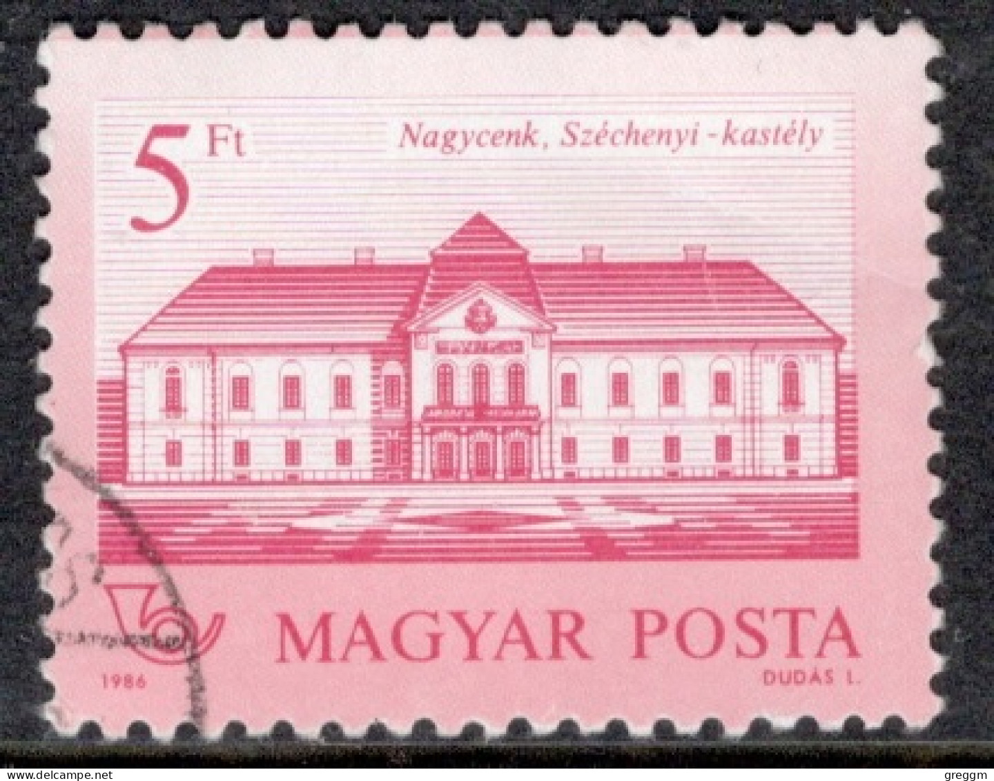 Hungary 1986  Single Stamp Celebrating Castles In Fine Used - Usati