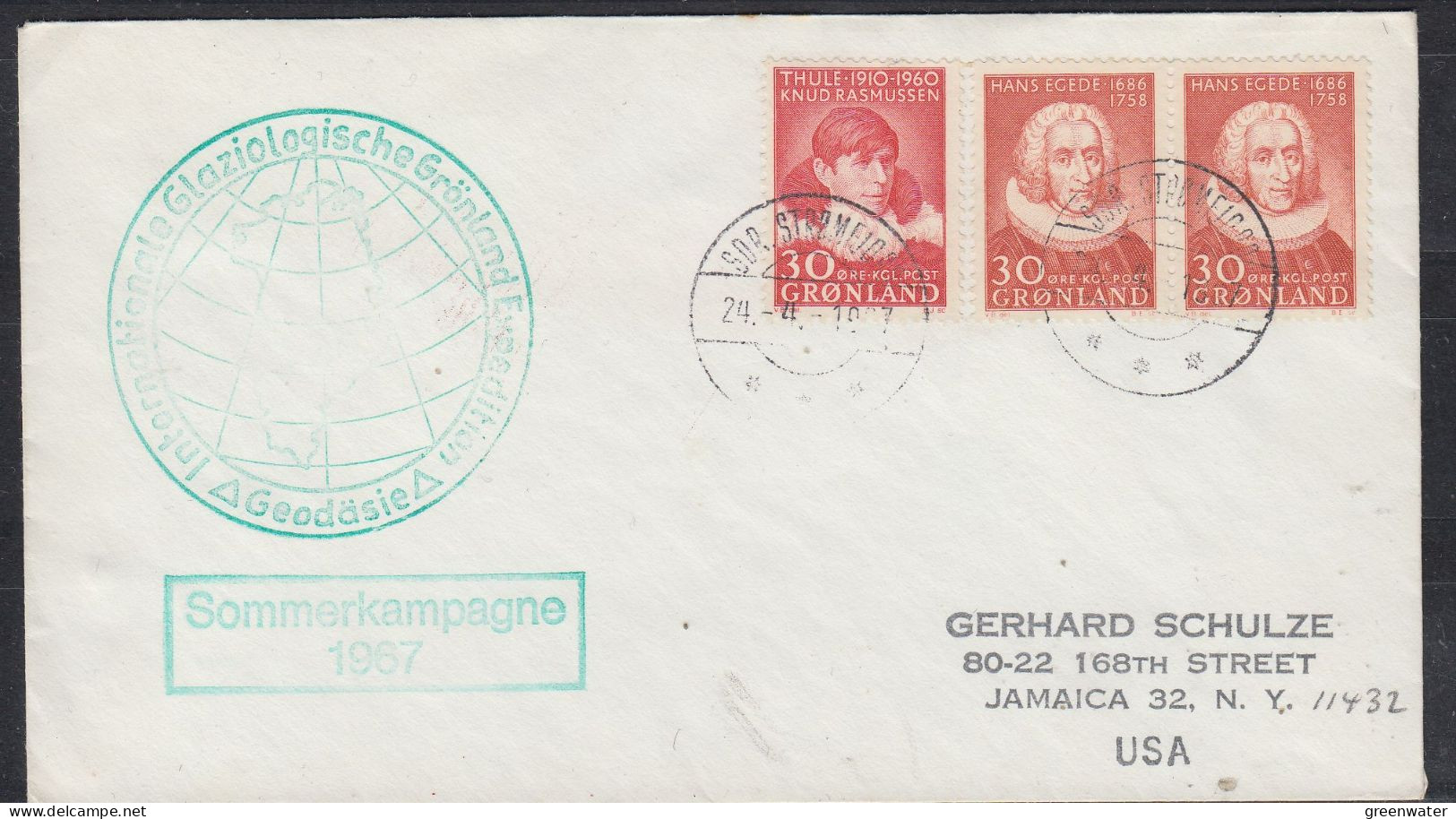 Greenland Glaziologische Grönland Expedition 1967 Ca 24.41967 (ZO223) - Arctische Expedities