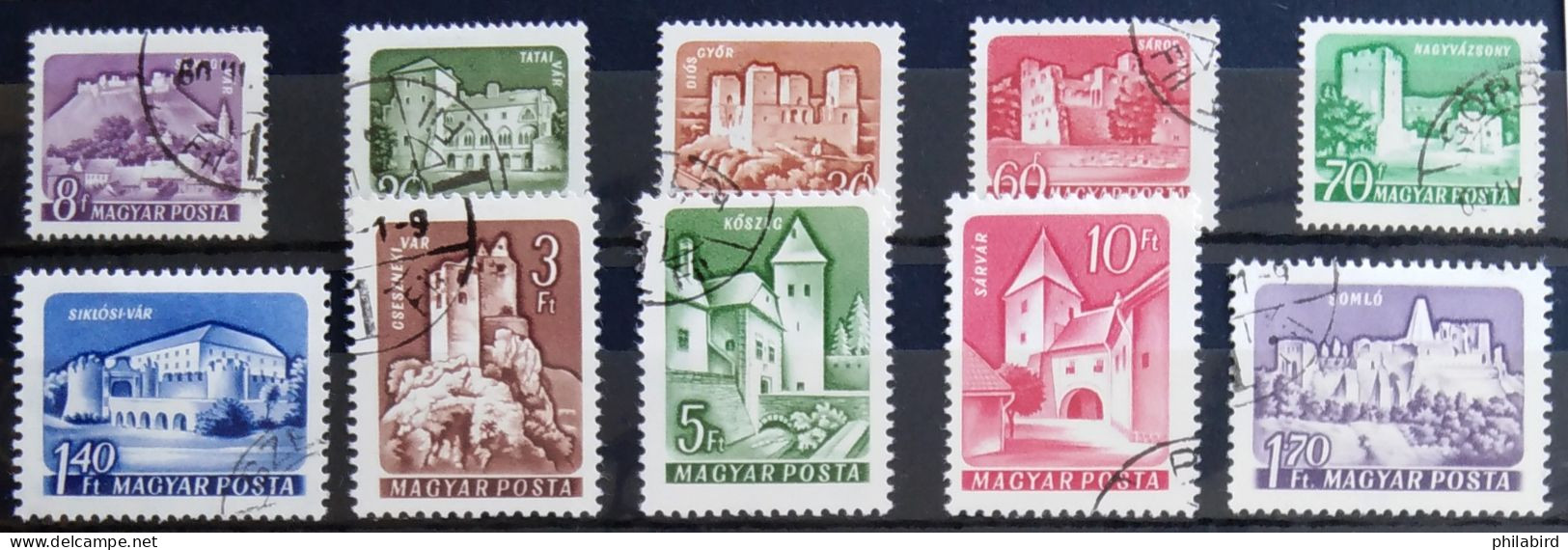 HONGRIE                       N° 1335/1344                      OBLITERE - Used Stamps