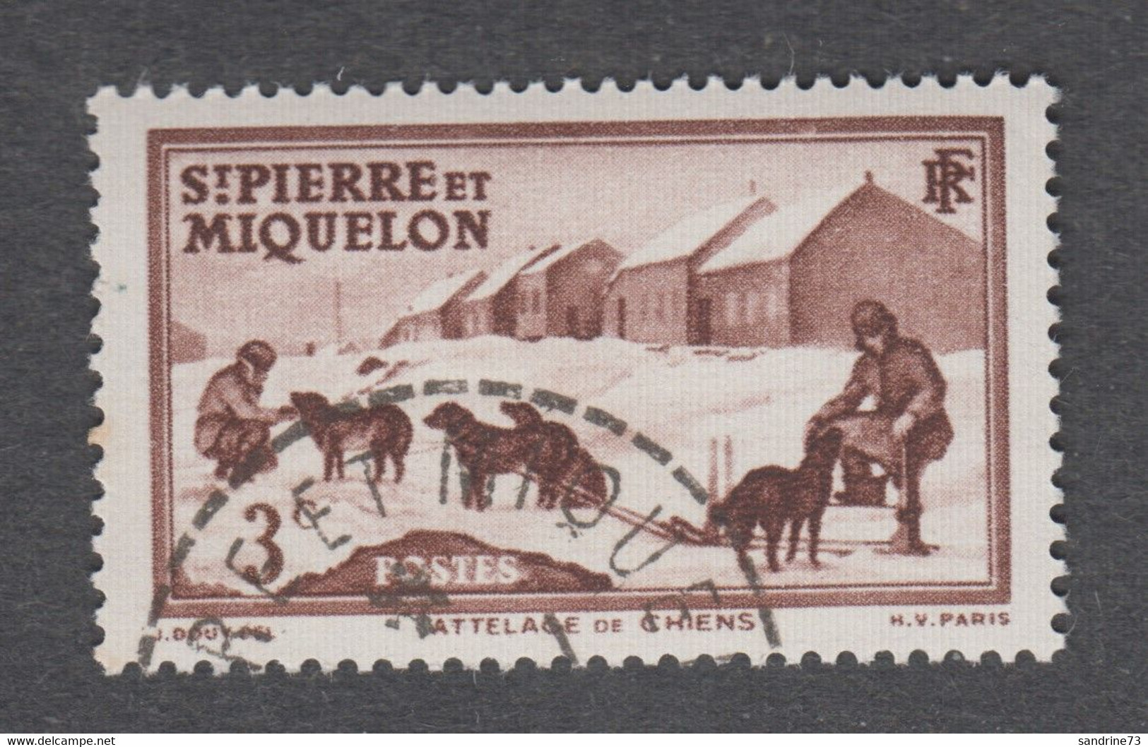 Colonies Françaises - St Pierre Et Miquelon - Timbre Oblitéré - N°168 - Oblitérés