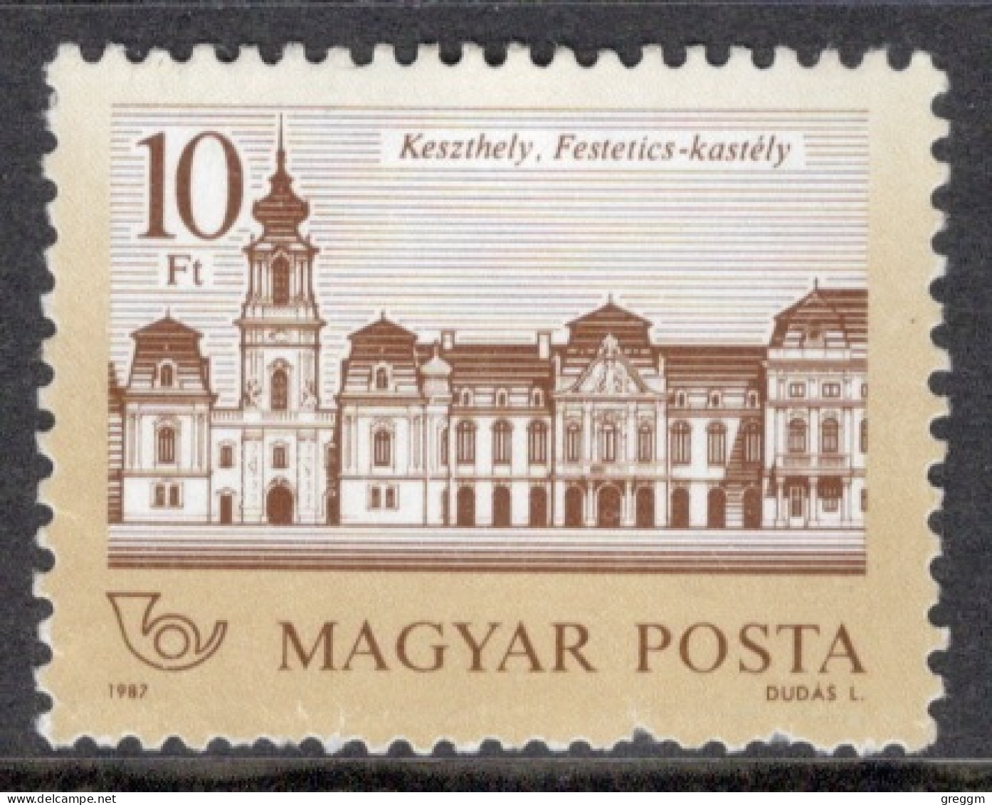 Hungary 1987  Single Stamp Celebrating Castles In Fine Used - Used Stamps