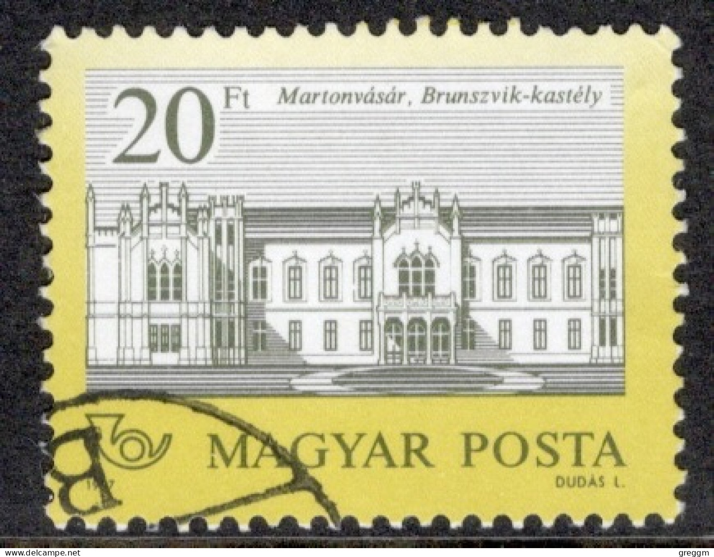 Hungary 1987  Single Stamp Celebrating Castles In Fine Used - Usati