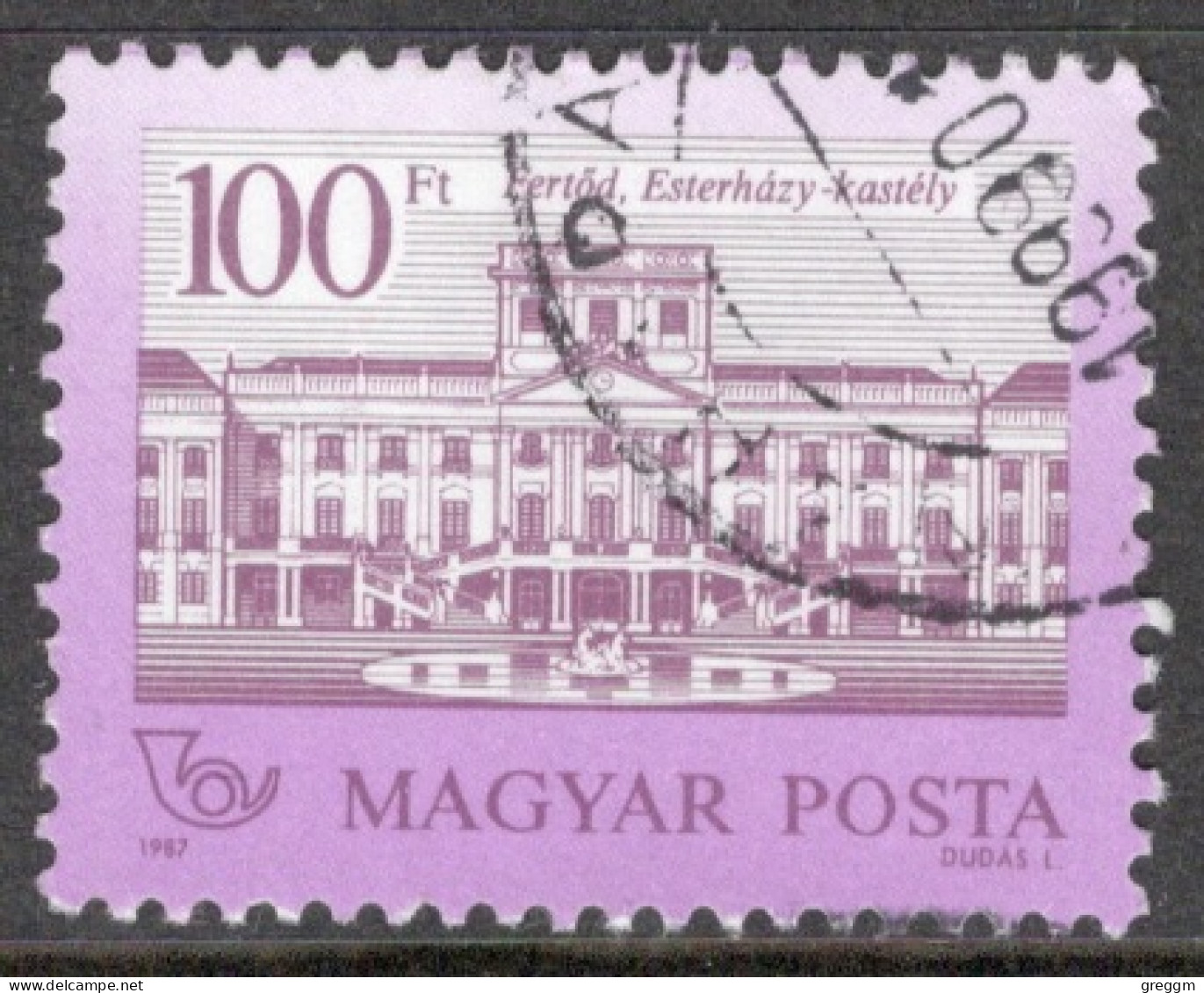 Hungary 1987  Single Stamp Celebrating Castles In Fine Used - Used Stamps