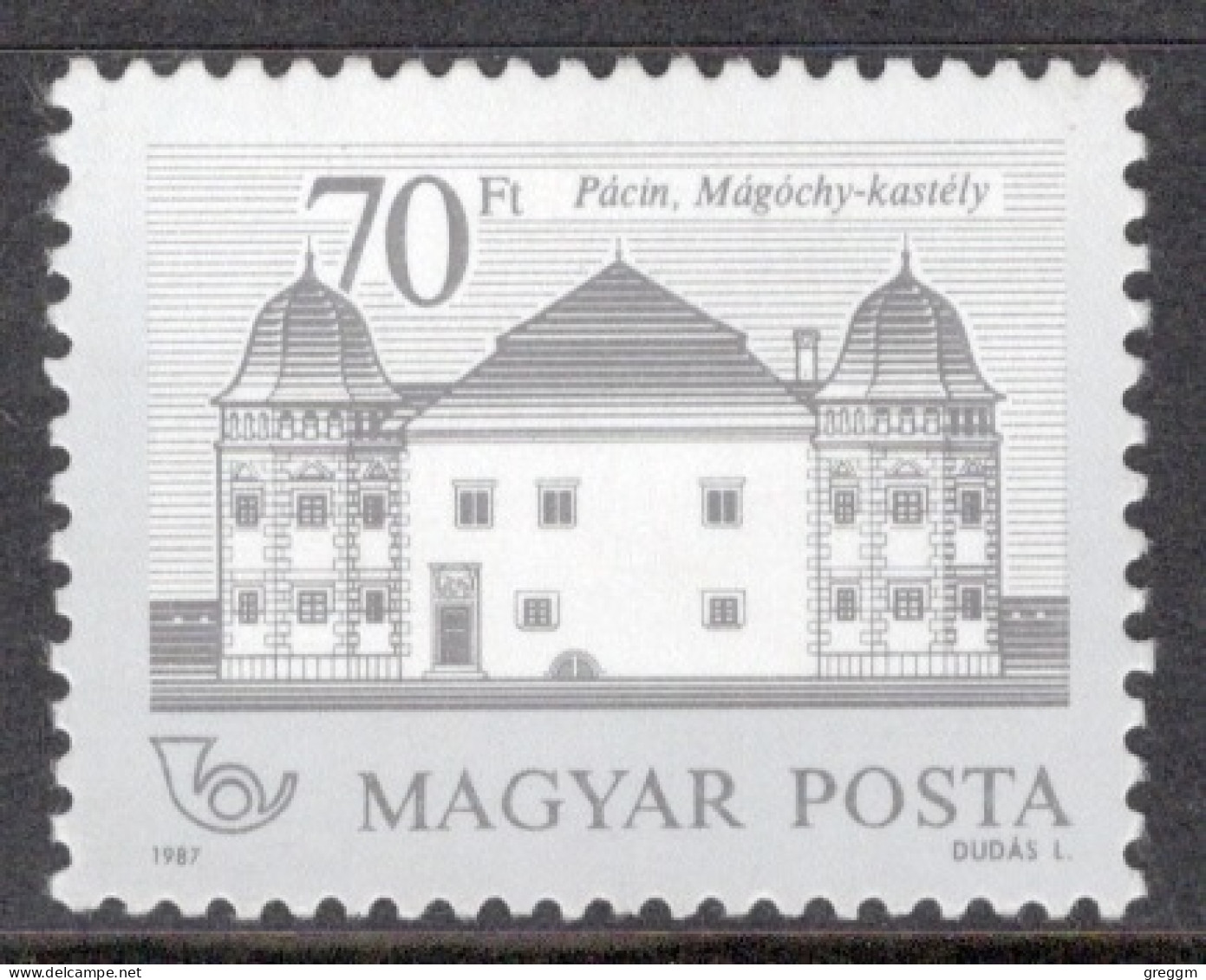 Hungary 1987  Single Stamp Celebrating Castles In Fine Used - Used Stamps