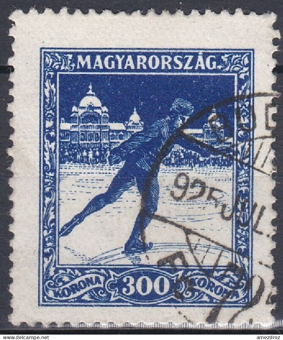 Hongrie 1925 Mi 405 Sport Patins Sur Glace  (A10) - Used Stamps