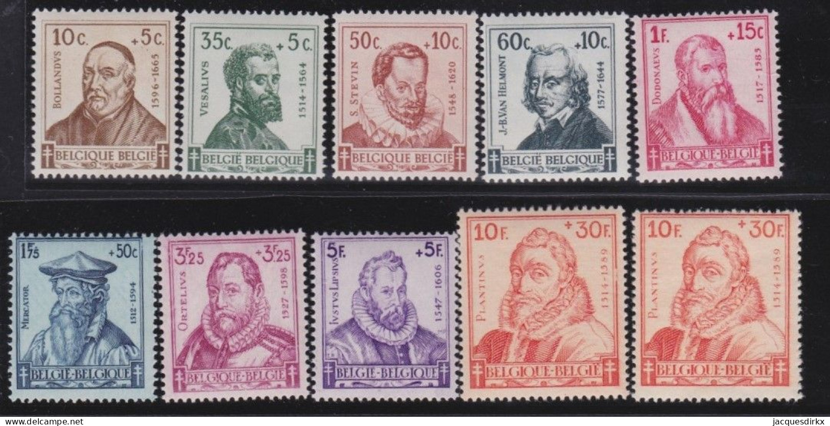 Belgie  .   OBP    .    593/601   .     **       .  Postfris   .   /    .   Neuf Avec Gomme Et SANS Charnière - Unused Stamps