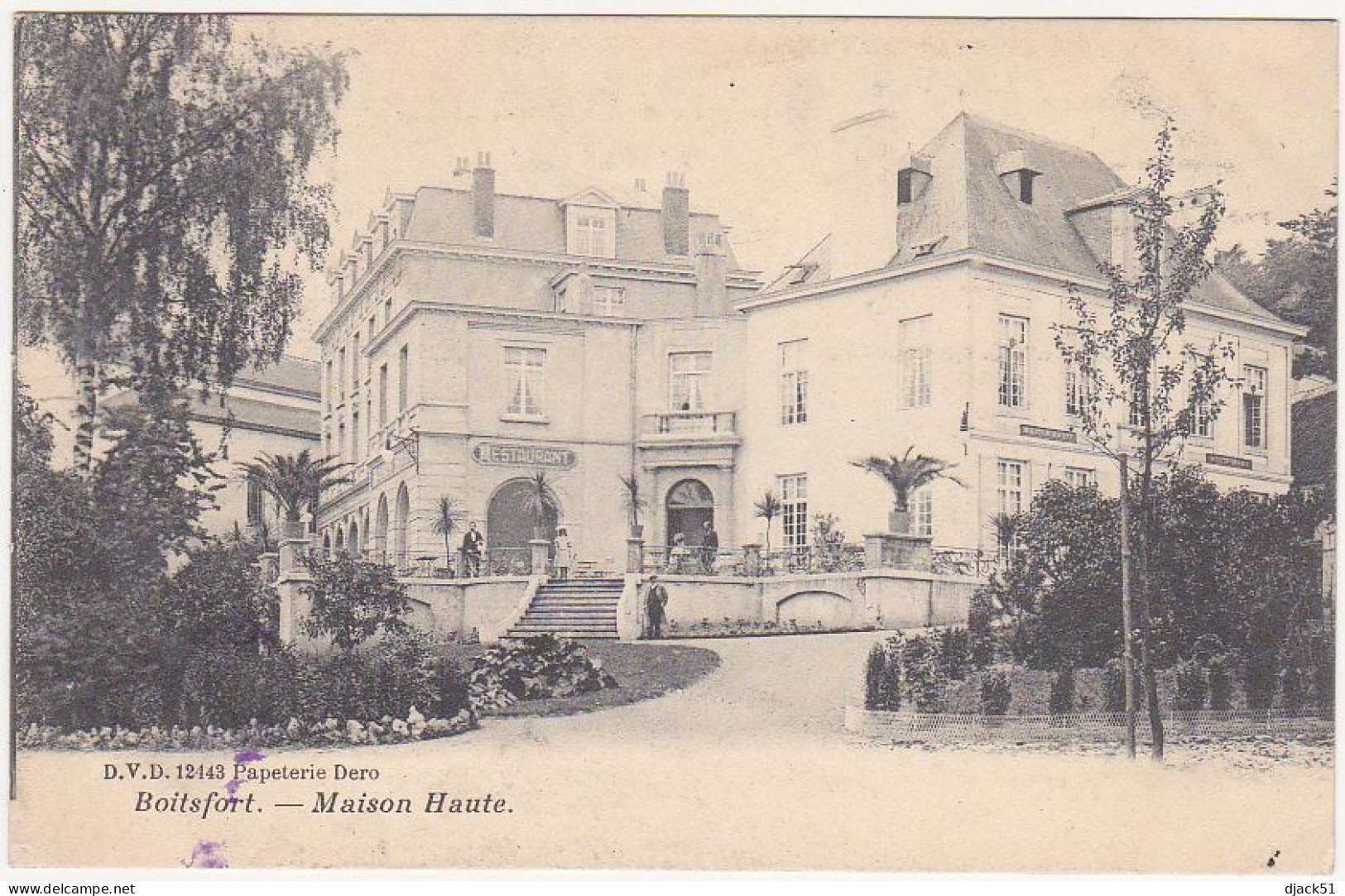 Belgique / Boitsfort - Maison Haute - 1910 - Zonder Classificatie