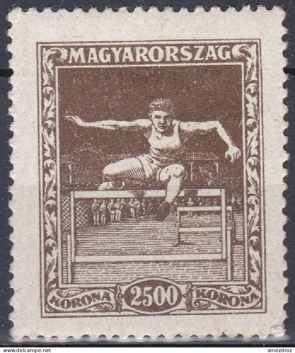 Hongrie 1925 Mi 410 MH * Sport Course De Haies  (A10) - Ongebruikt