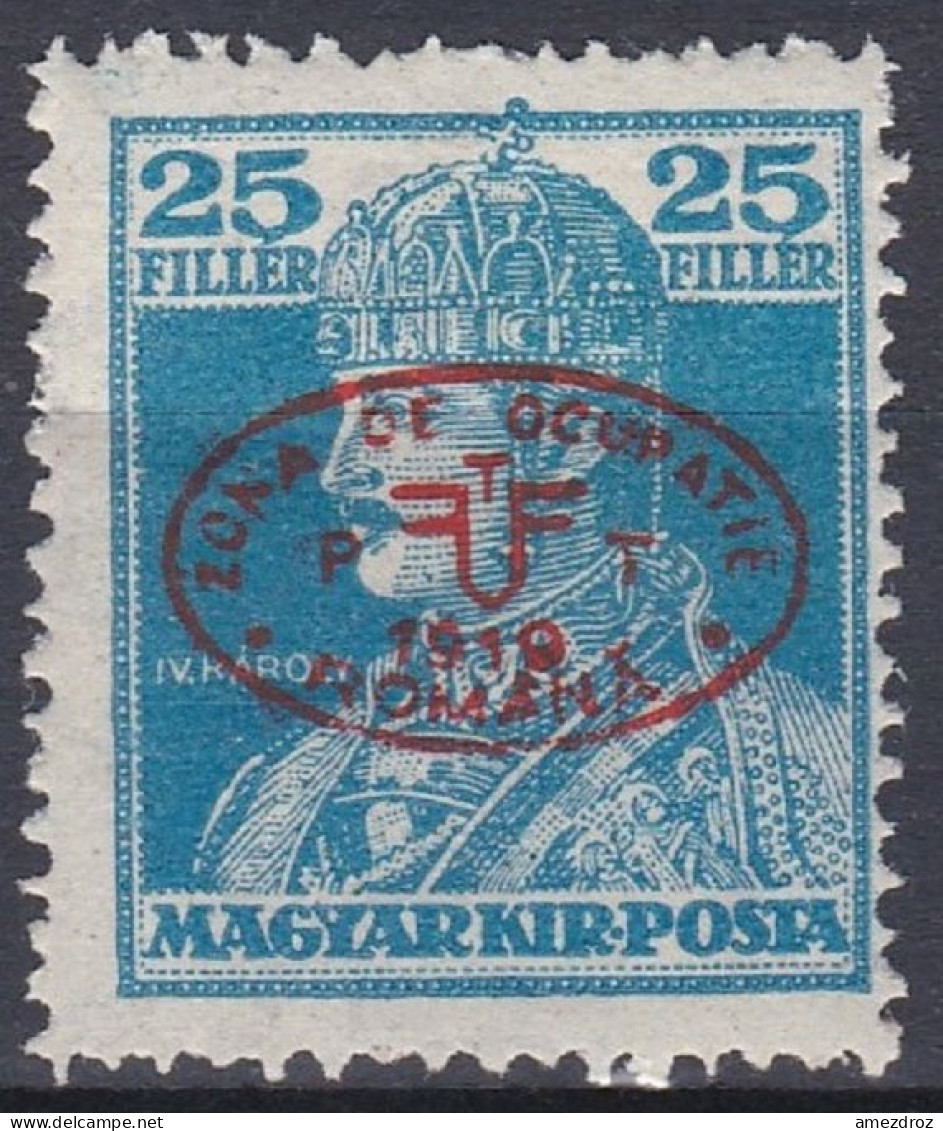 Hongrie Debrecen 1919 Mi 40a * Roi Charles IV   (A11) - Debreczen
