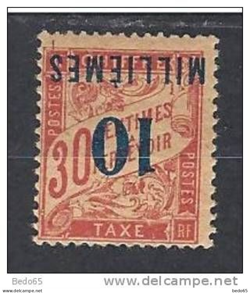 PORT-SAID TAXE  N° 7 SURCHARGE RENVERSEE NEUF**  LUXE - Unused Stamps