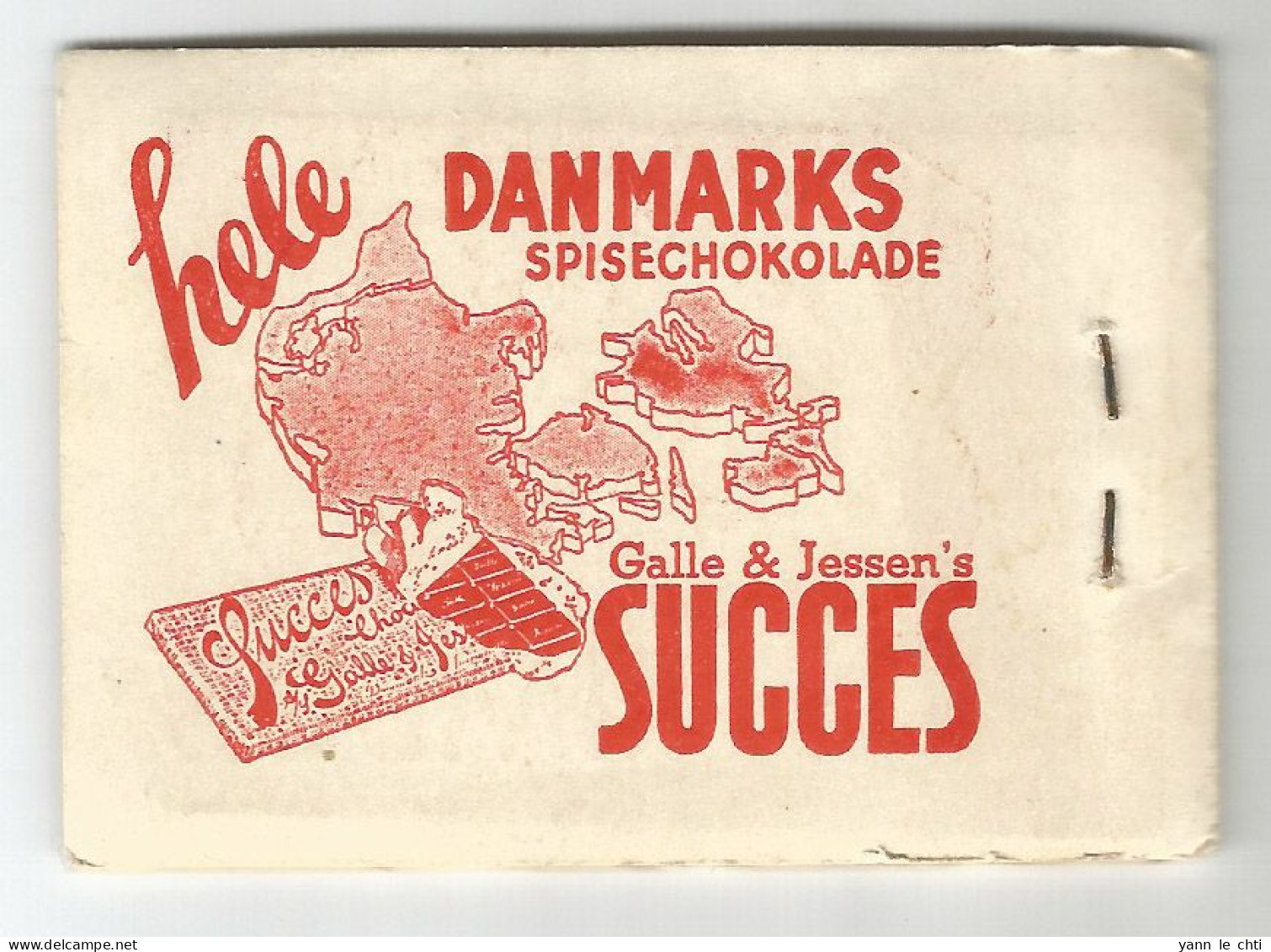 Danmark  Andersen Booklet  1935 Succes Chocolate   6 X 5 Ore , 1 X 10 Ore , 2 X 15 Ore Postfrimaerke - Postzegelboekjes