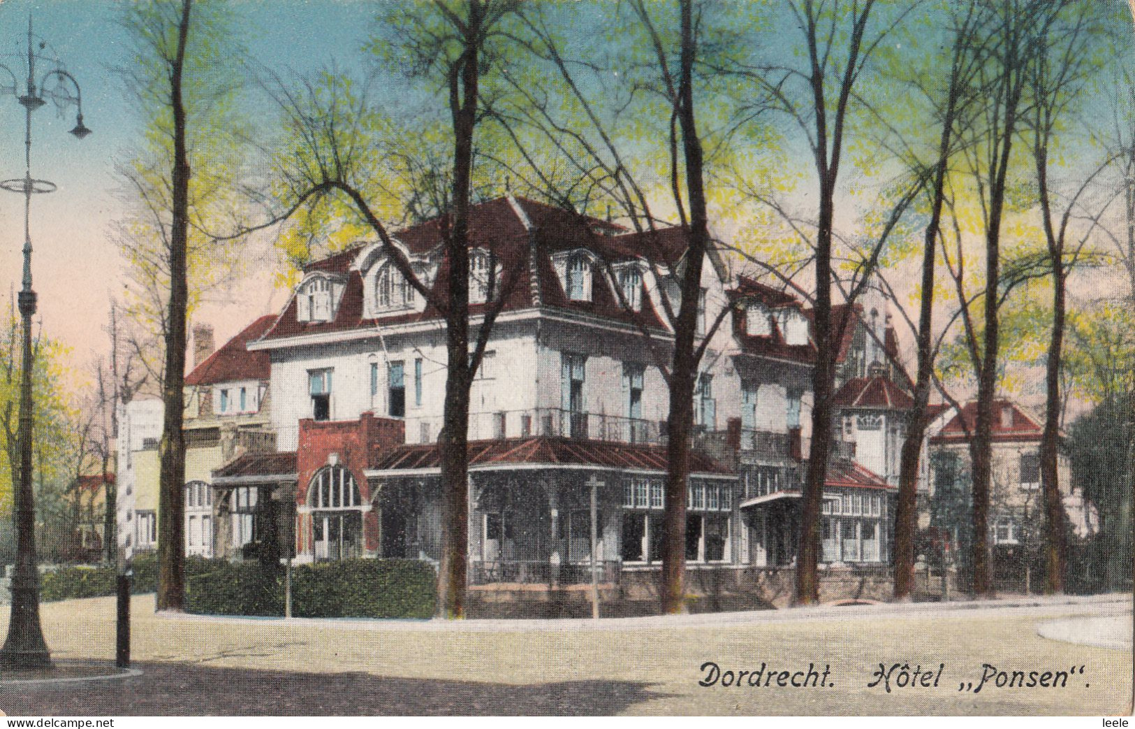 CF44.Vintage Postcard.Hotel Ponsen, Dortrecht, Holland. Netherlands - Dordrecht