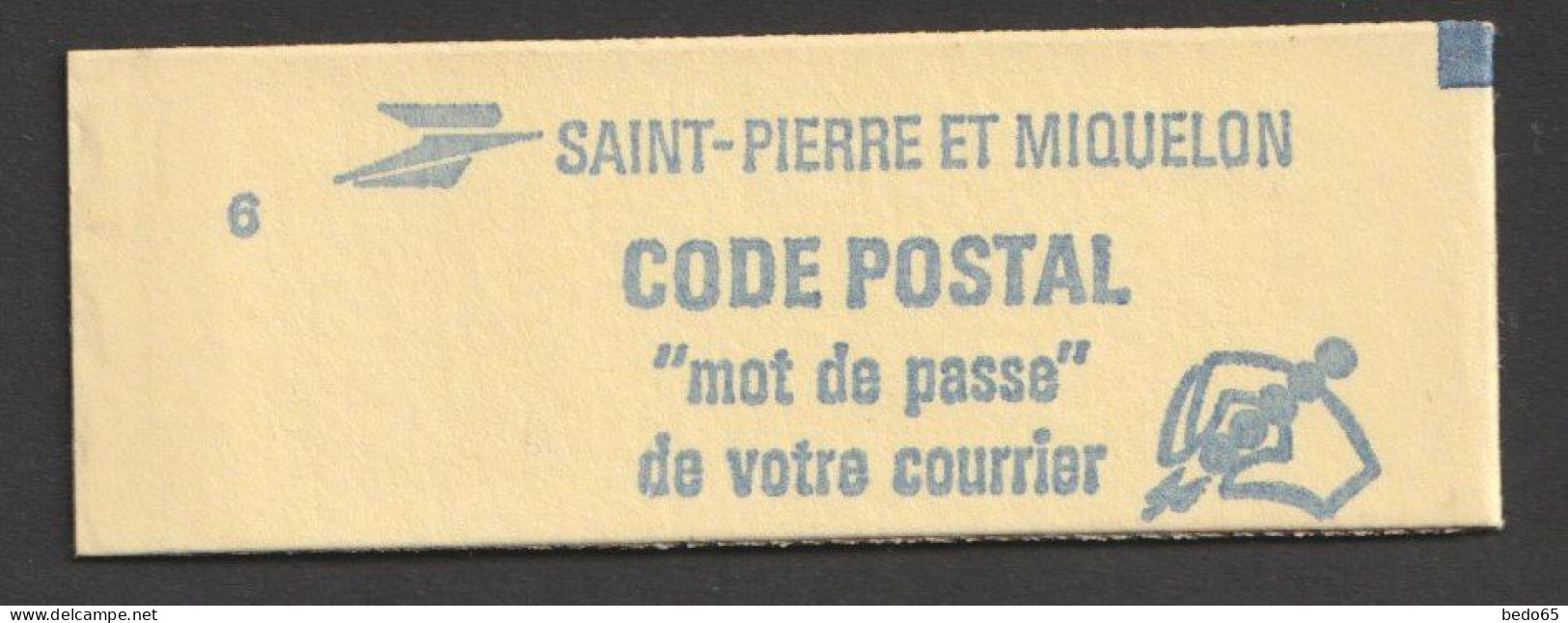 CARNET SPM N° C 464  NEUF** LUXE MNH  FERME - Carnets