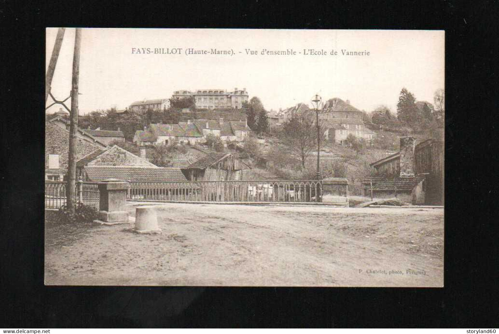 Cpa Faysl-billot Vue D'ensemble L'école De Vannerie - Fayl-Billot