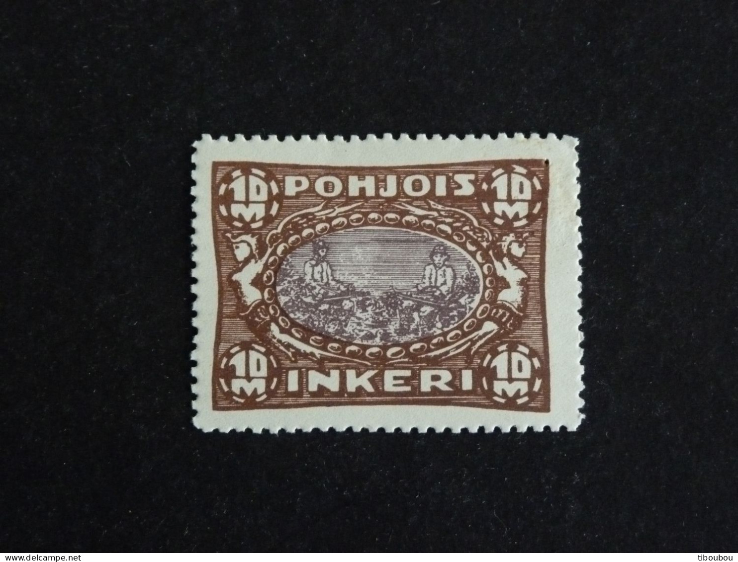 INGRIE POHJOIS INKERI YT 14 NSG MNG - PAYSANS JOUANT DE LA CITHARE - Local Post Stamps