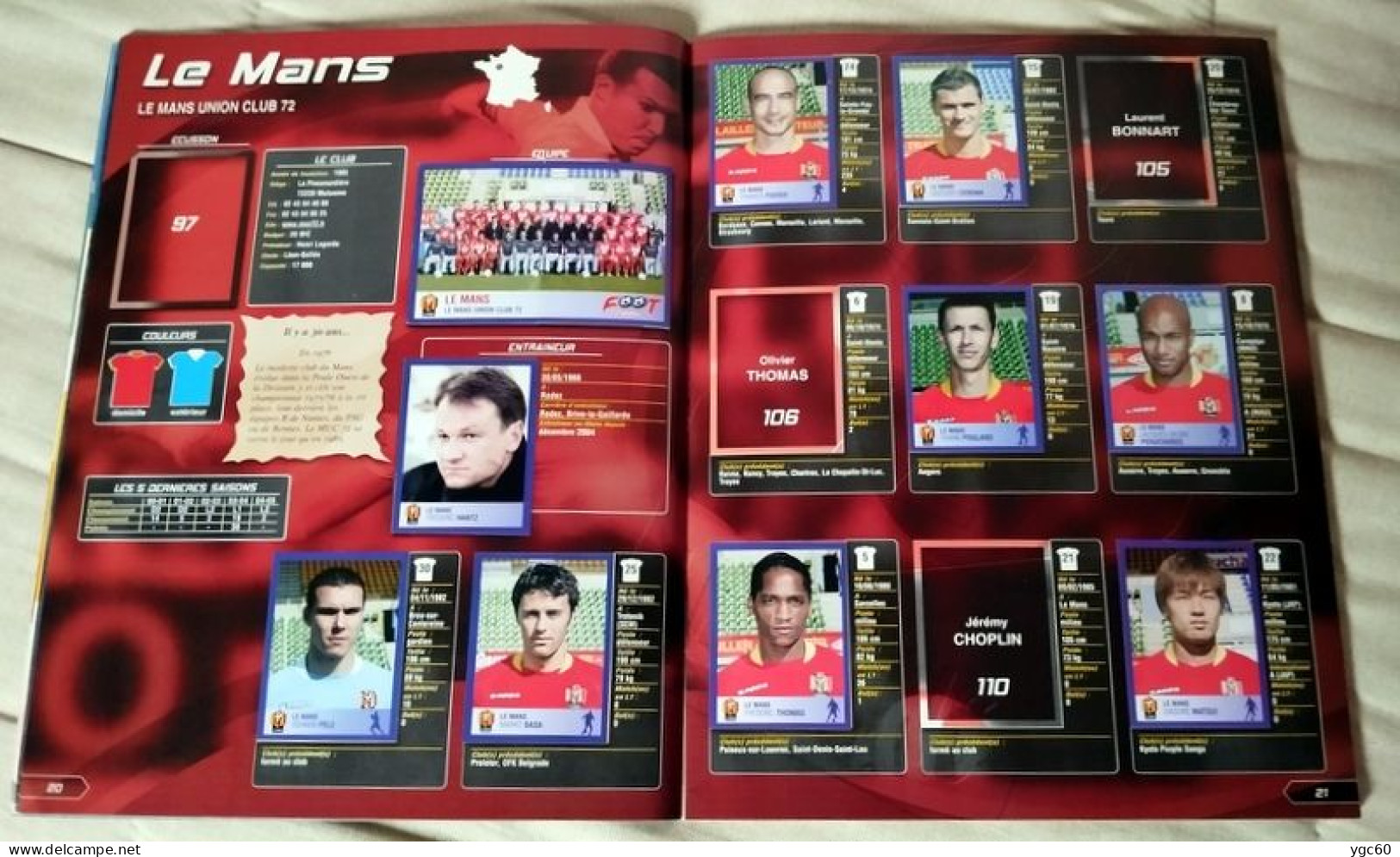 PANINI - ALBUM FOOT 2006 " 30 ANS " AVEC 430 STICKERS DÉJÀ COLLÉS SUR 550 - Edizione Francese