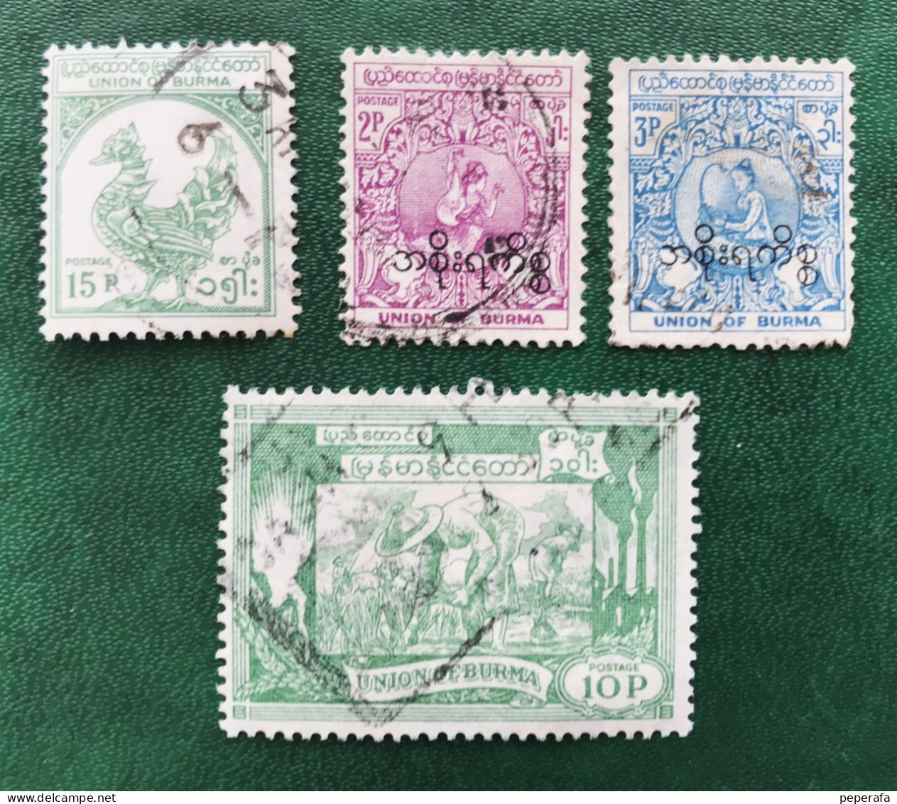 BURMA MYANMAR BIRMANIA, COLECCIÓN  (lote 2) - Myanmar (Burma 1948-...)