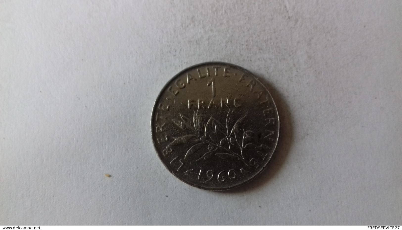 BS7 / 1 FRANC SEMEUSE 1960 - 1 Franc