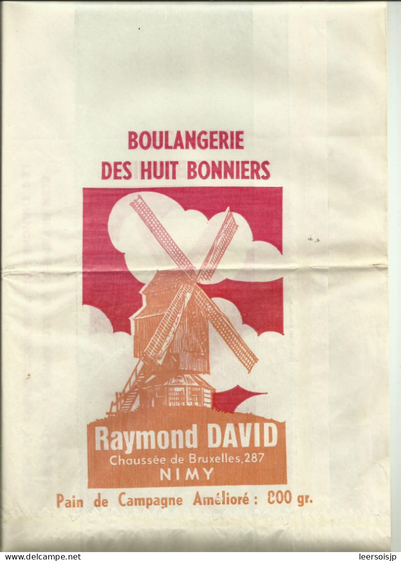 Sac Pour Pain Boulangerie Des Huit Bonniers Nimy - Supplies And Equipment