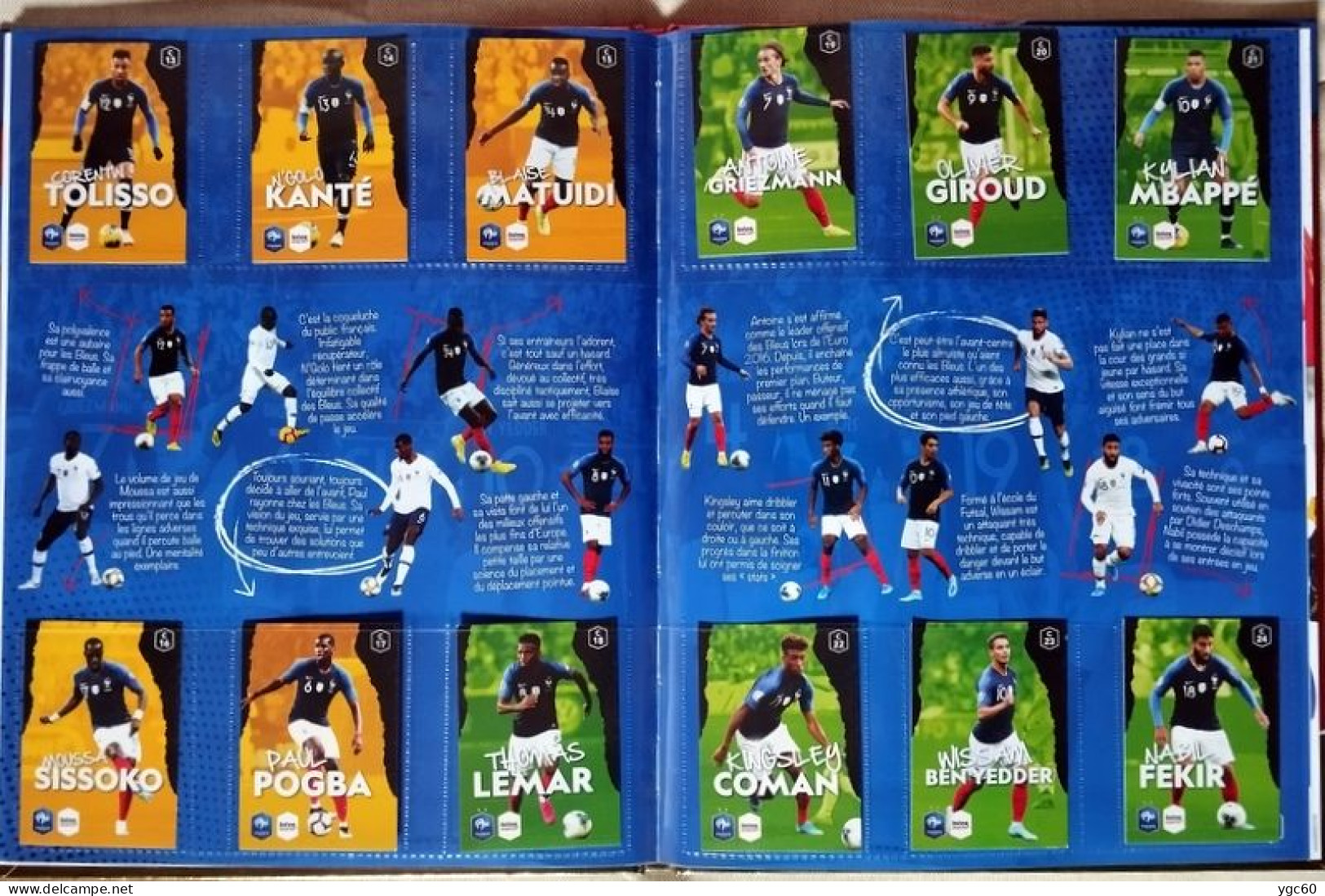 ALBUM FOOT PANINI "AU PLUS PRES DES BLEUS " EURO 2020 - COMPLET