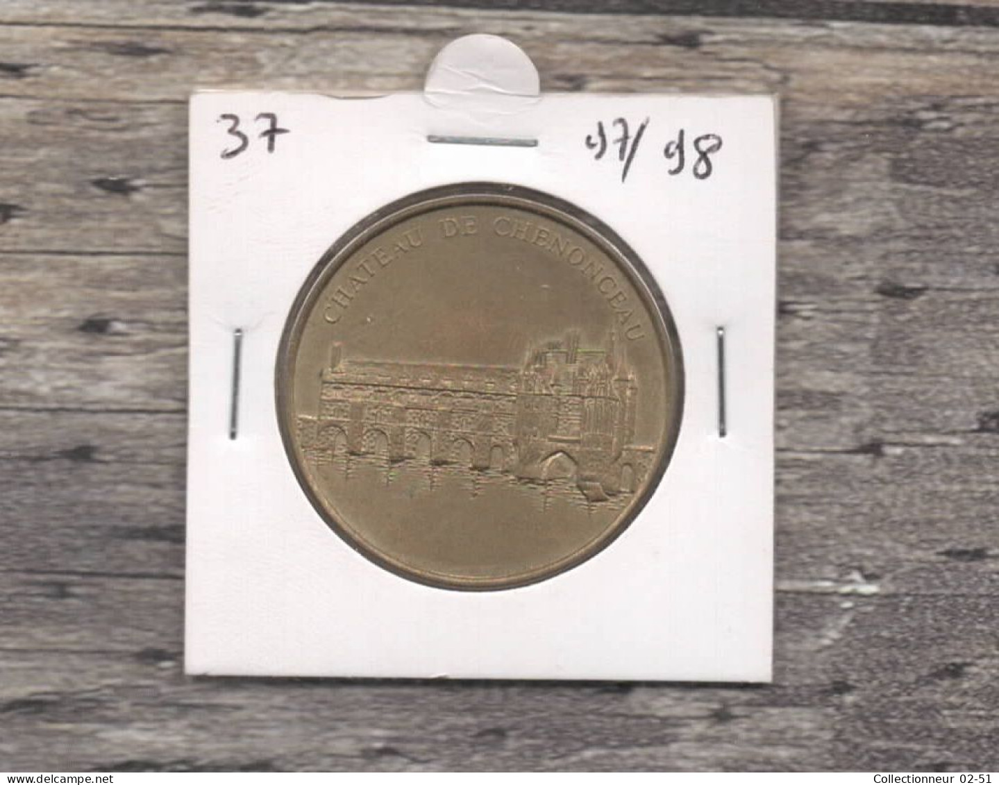 Monnaie De Paris : Château De Chenonceau - 1998 - Zonder Datum