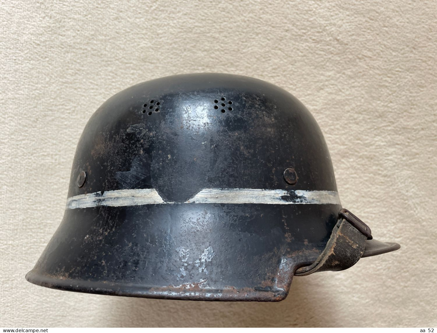 Casque Allemand M34 WW2 - Pompiers Luftwaffe. - Headpieces, Headdresses