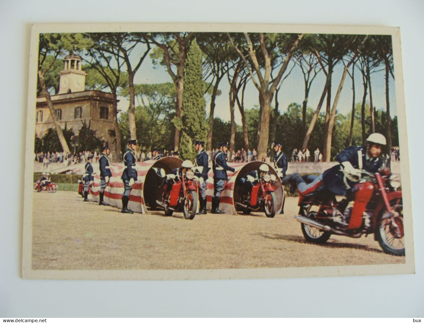 CORPO DELLE GUARDIE DI P.S. POLIZIA MANIFESTAZIONE CELEBRATIVA DEL 107° ANNUALE ROMA ANNO 1959 VIAGGIATA - Police - Gendarmerie