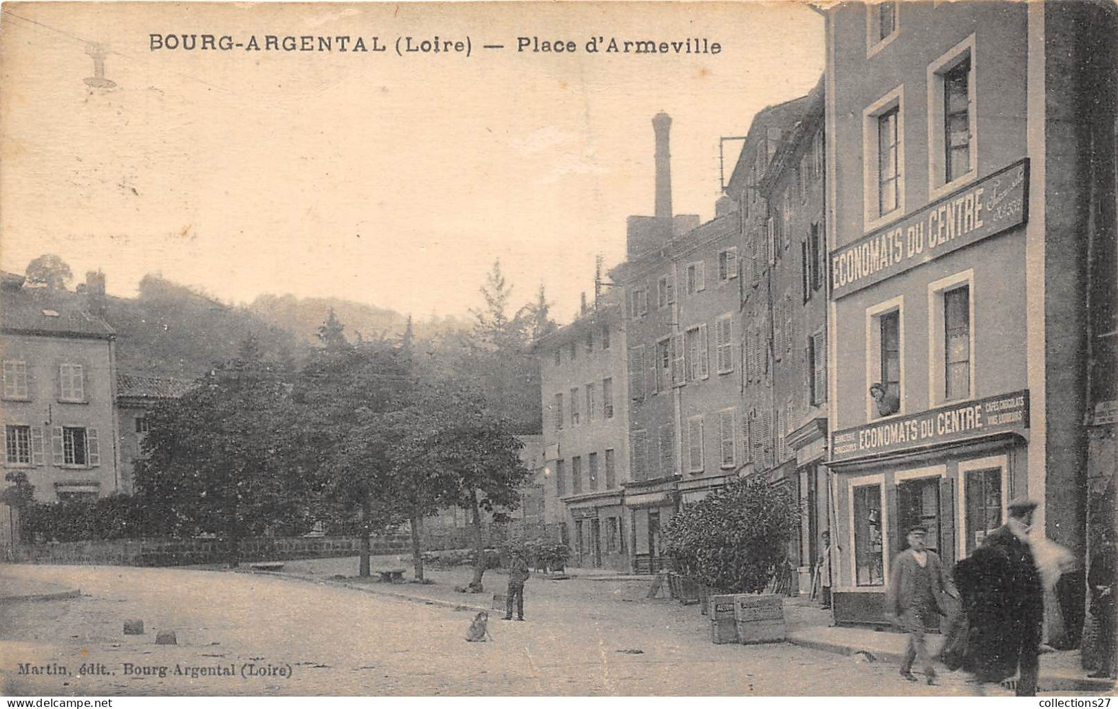 42-BOURG-ARGENTAL- PLACE D'ARMEVILLE - Bourg Argental