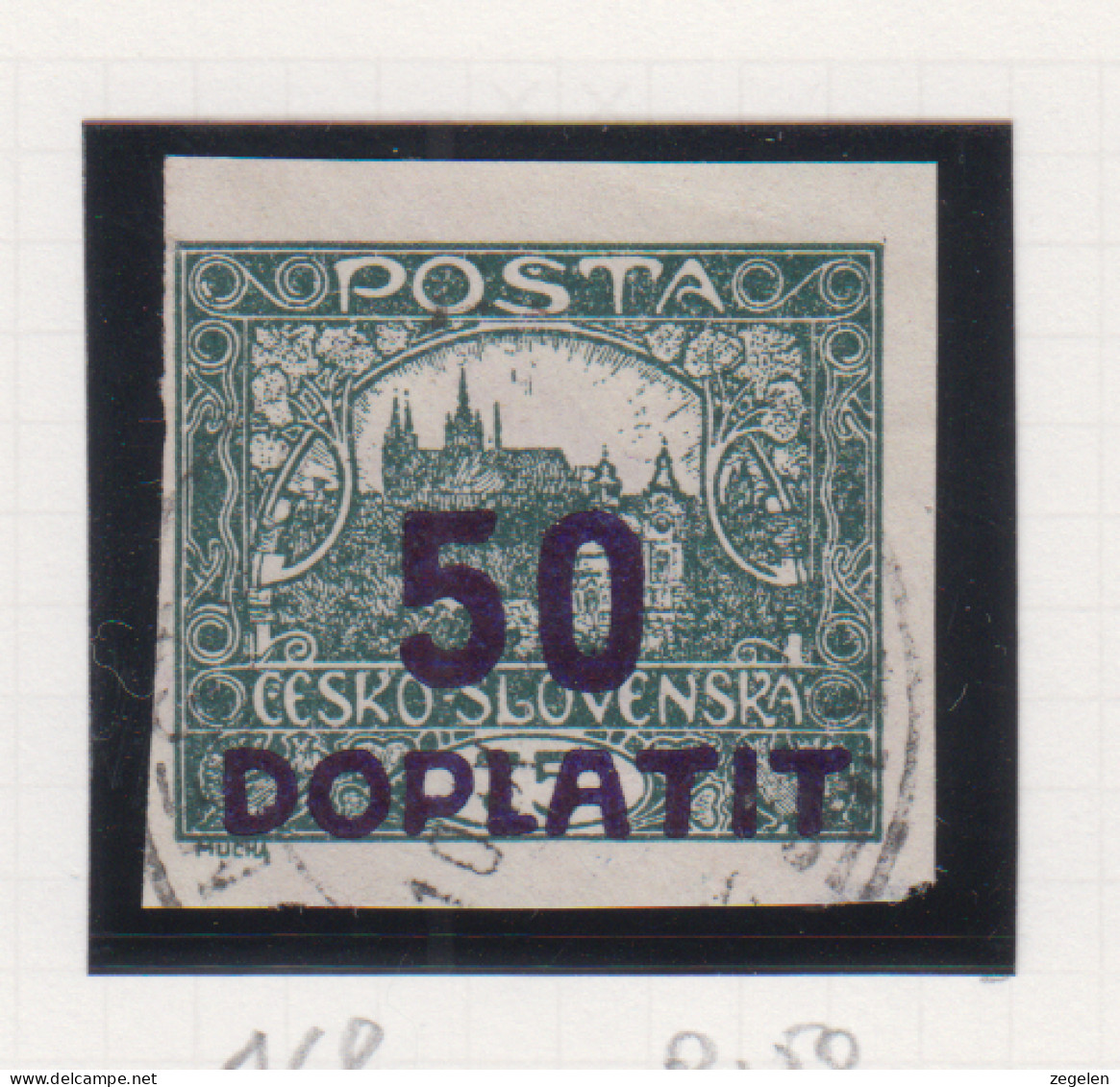 Tsjechoslovakije Michel-cat. Porto 16b Gestempeld - Postage Due