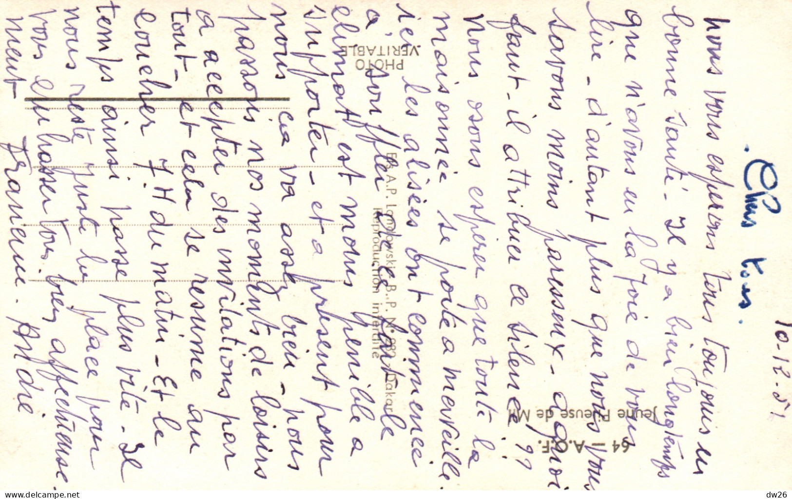 Ethnologie Afrique Occidentale Française: A.O.F. Jeune Pileuse De Mil - Edition Hoa-Gui - Carte N° 64 De 1951 - Afrika