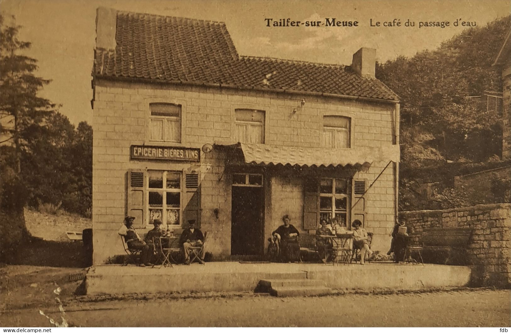 Tailfer Sur Meuse - Lustin - Le Café Du Passage D'eau - Épicerie, Bières Et Vins - Profondeville