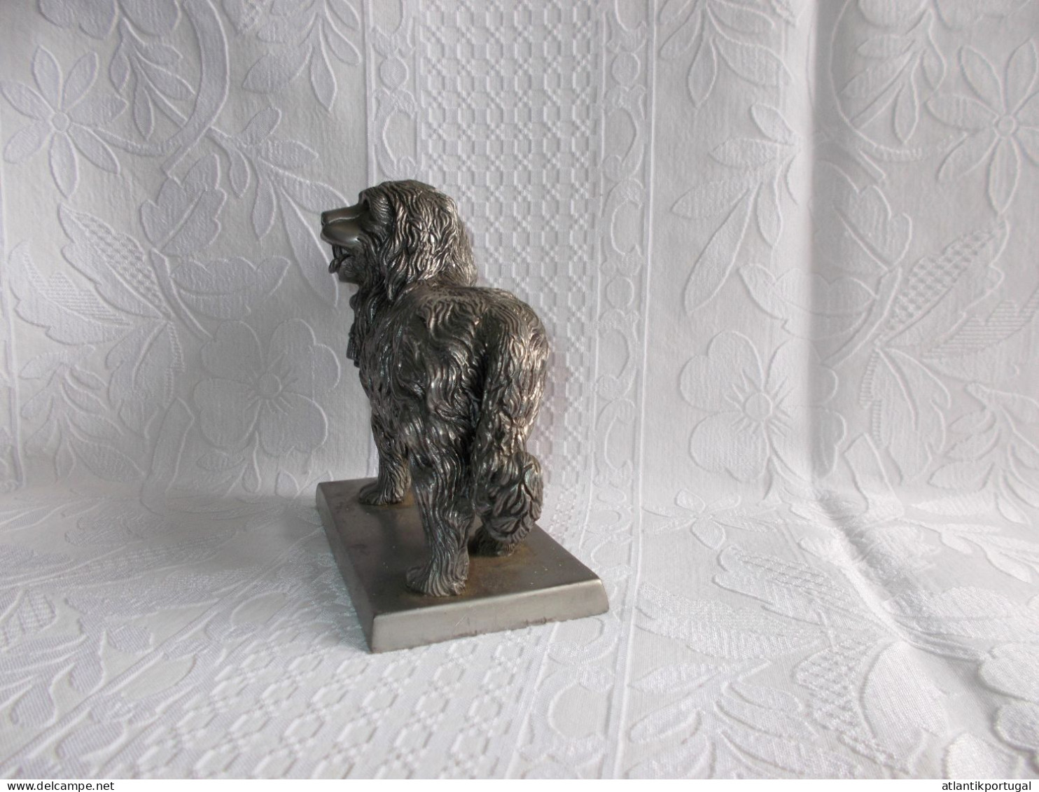 Hund Figur Zinn. Vintage - Sonstige & Ohne Zuordnung