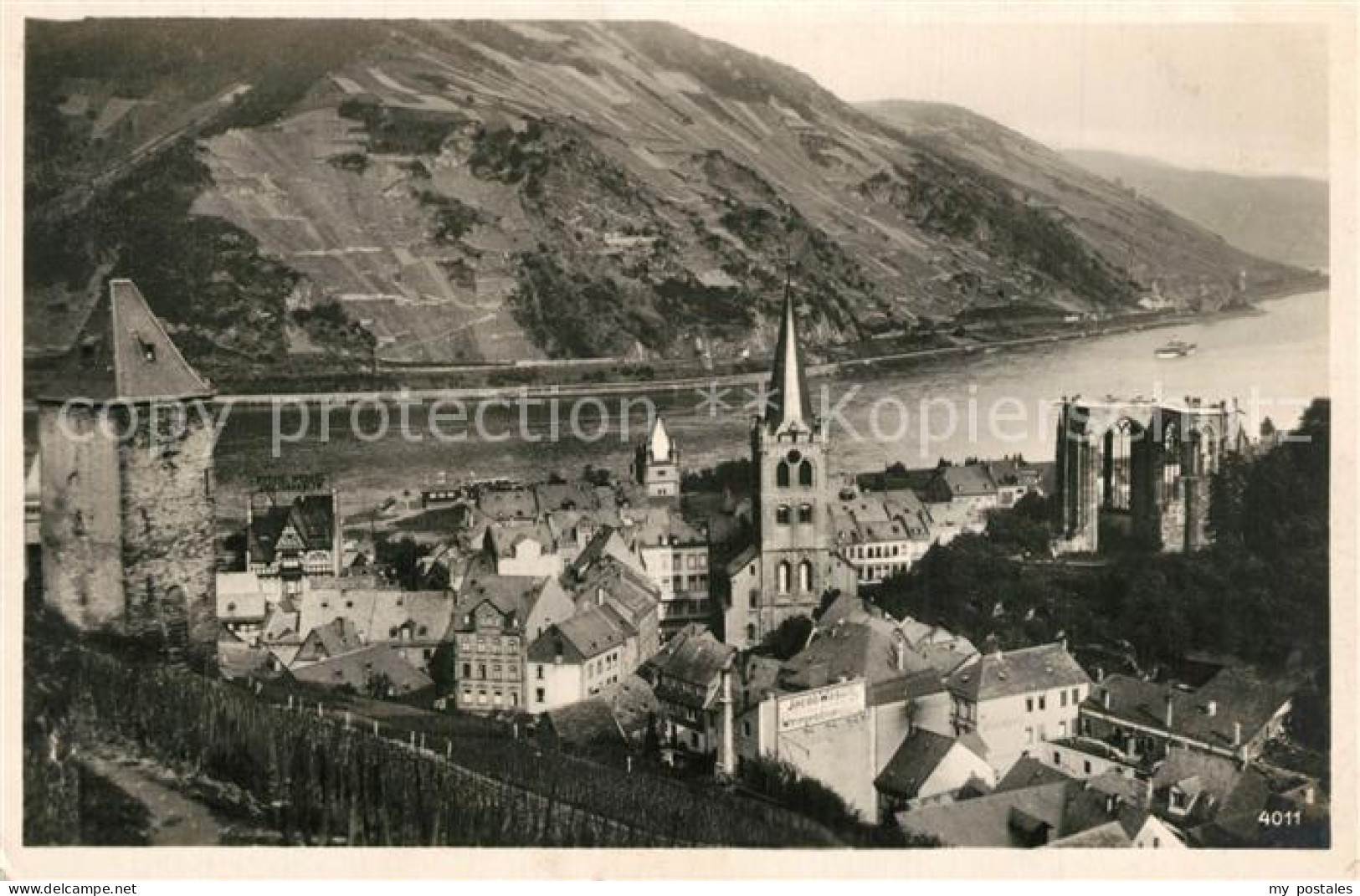 73564592 Bacharach Rhein Der Rhein Werner Kapelle Bacharach Rhein - Bacharach