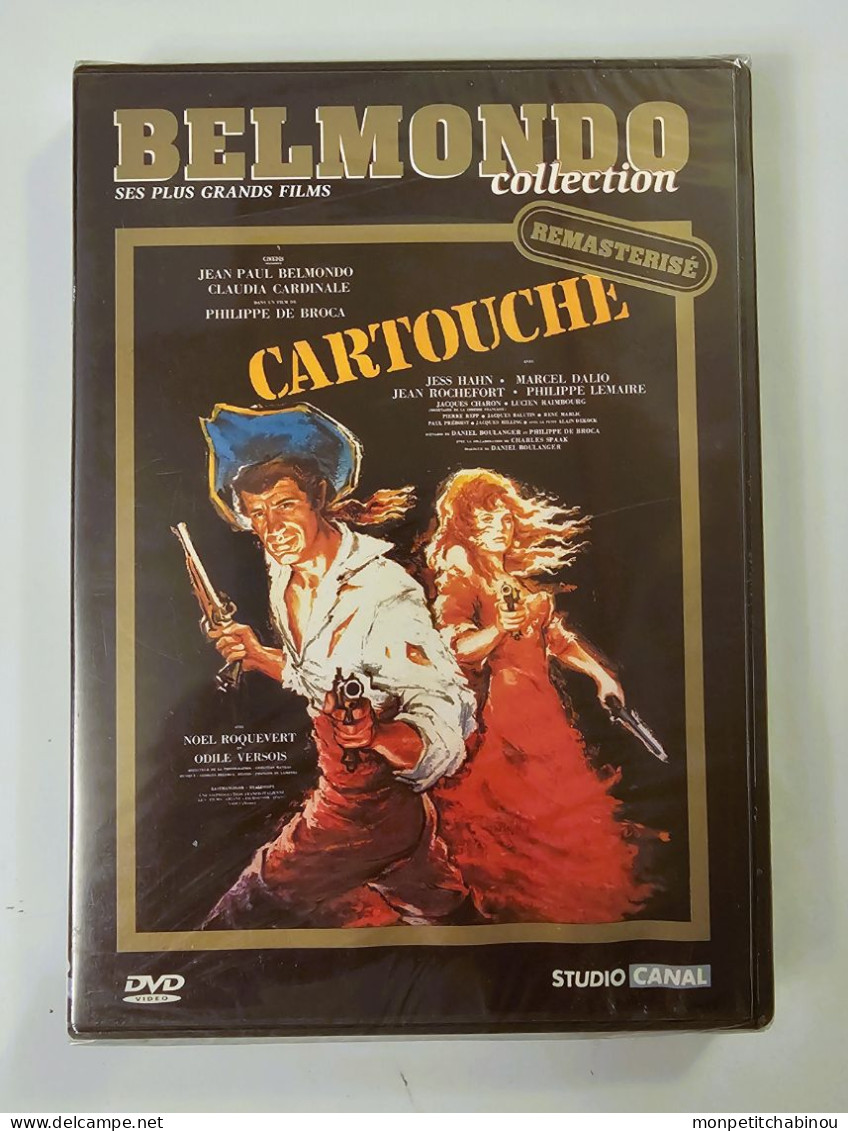 DVD CARTOUCHE Avec Jean-Paul BELMONDO (NEUF) - Action, Aventure