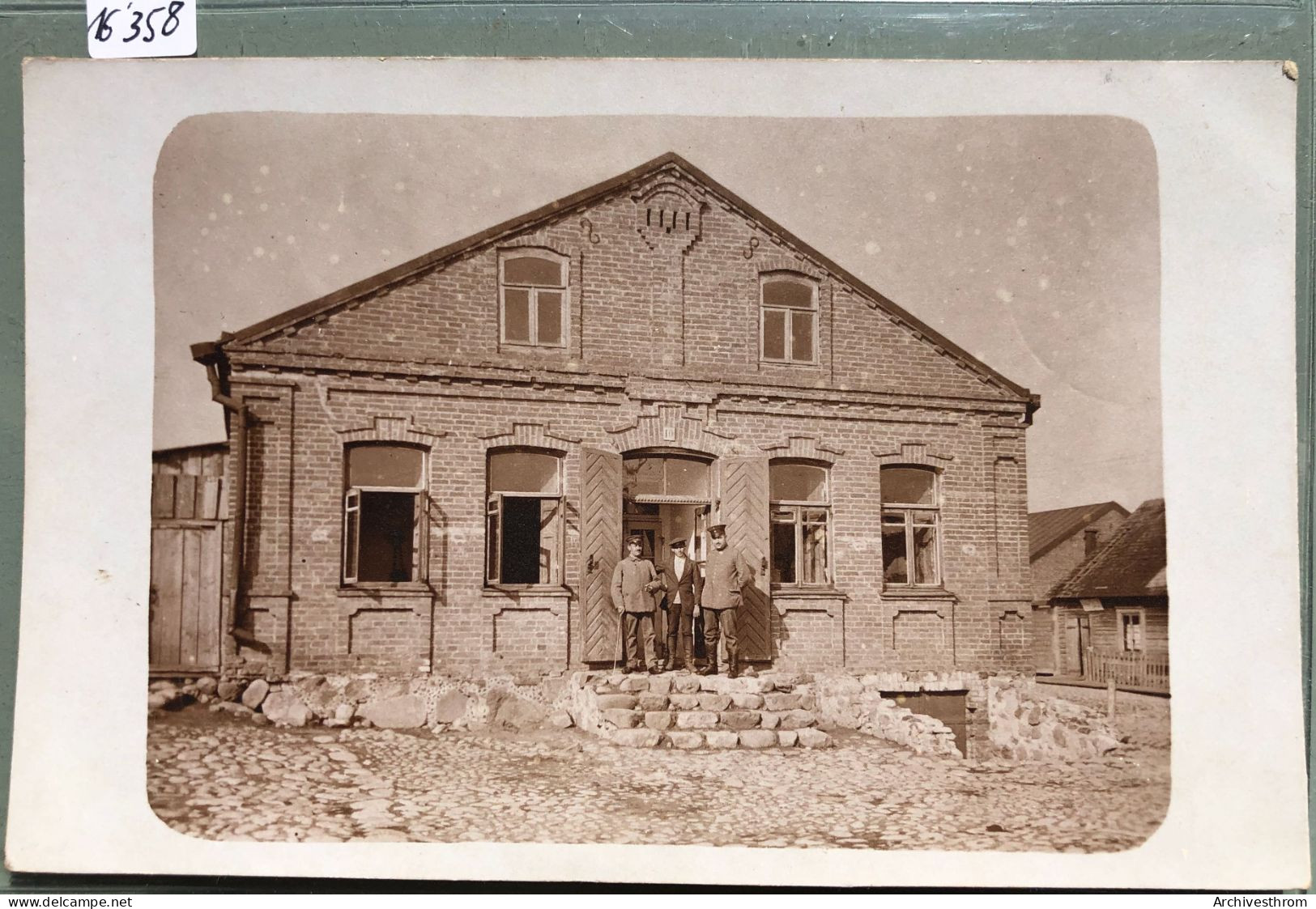 Lituania - Maljaty - Molétai ; Carte-photo D'un Bâtiment Communal (16'358) - Litauen