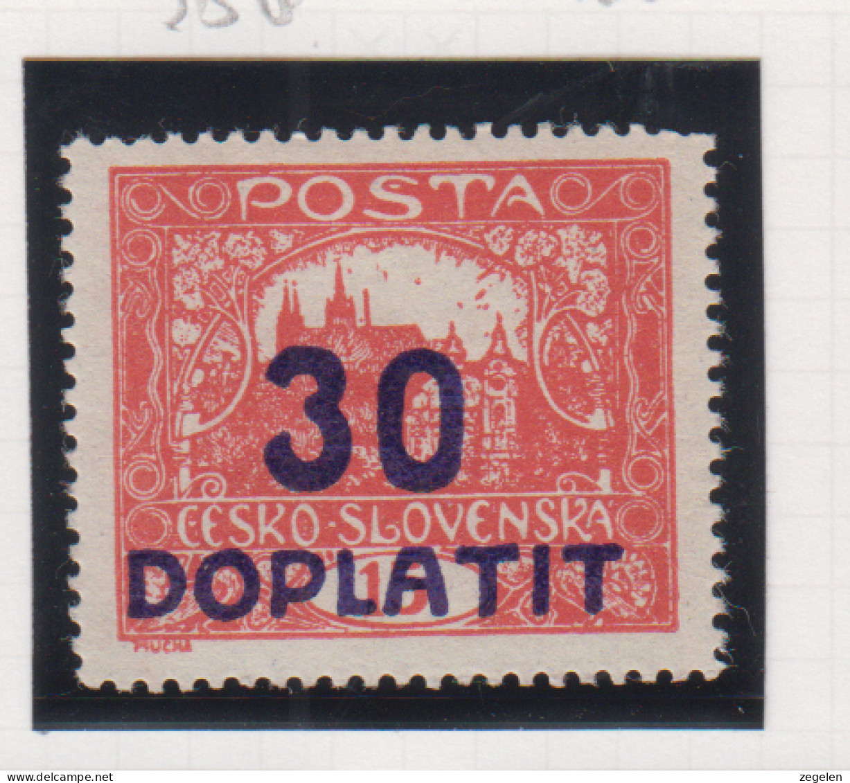 Tsjechoslovakije Michel-cat. Porto 35B ** - Postage Due