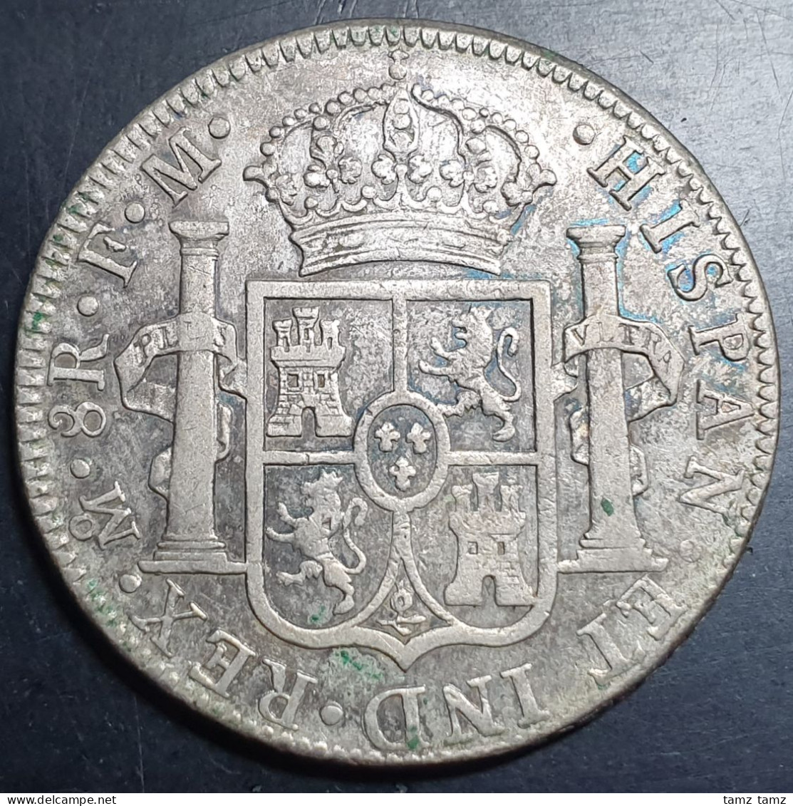 Mexico Spanish Colonial 8 Reales Carol Carolus IIII 1790 Mo FM Mexico City Mint - Mexique