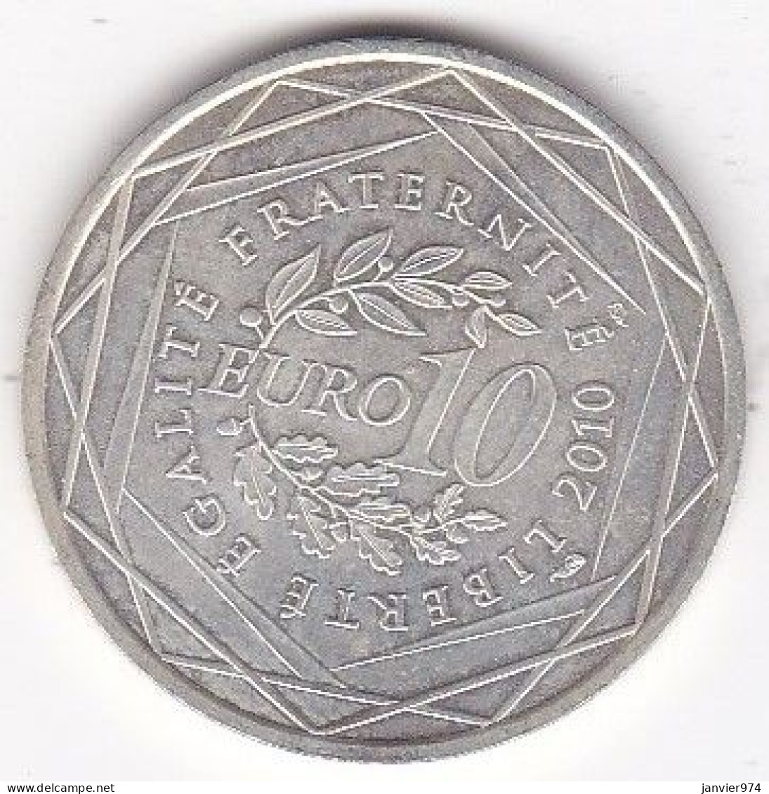 10 Euro Languedoc Roussillon 2010, En Argent - France