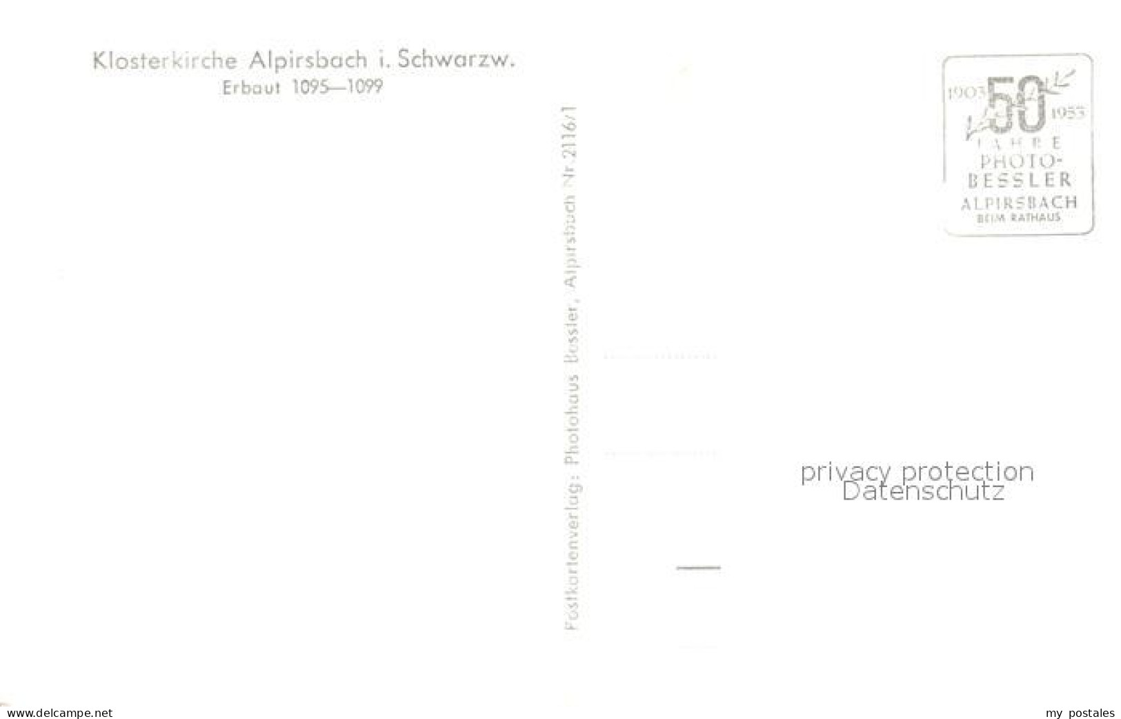 73564242 Alpirsbach Kloster-Kirche Alpirsbach - Alpirsbach