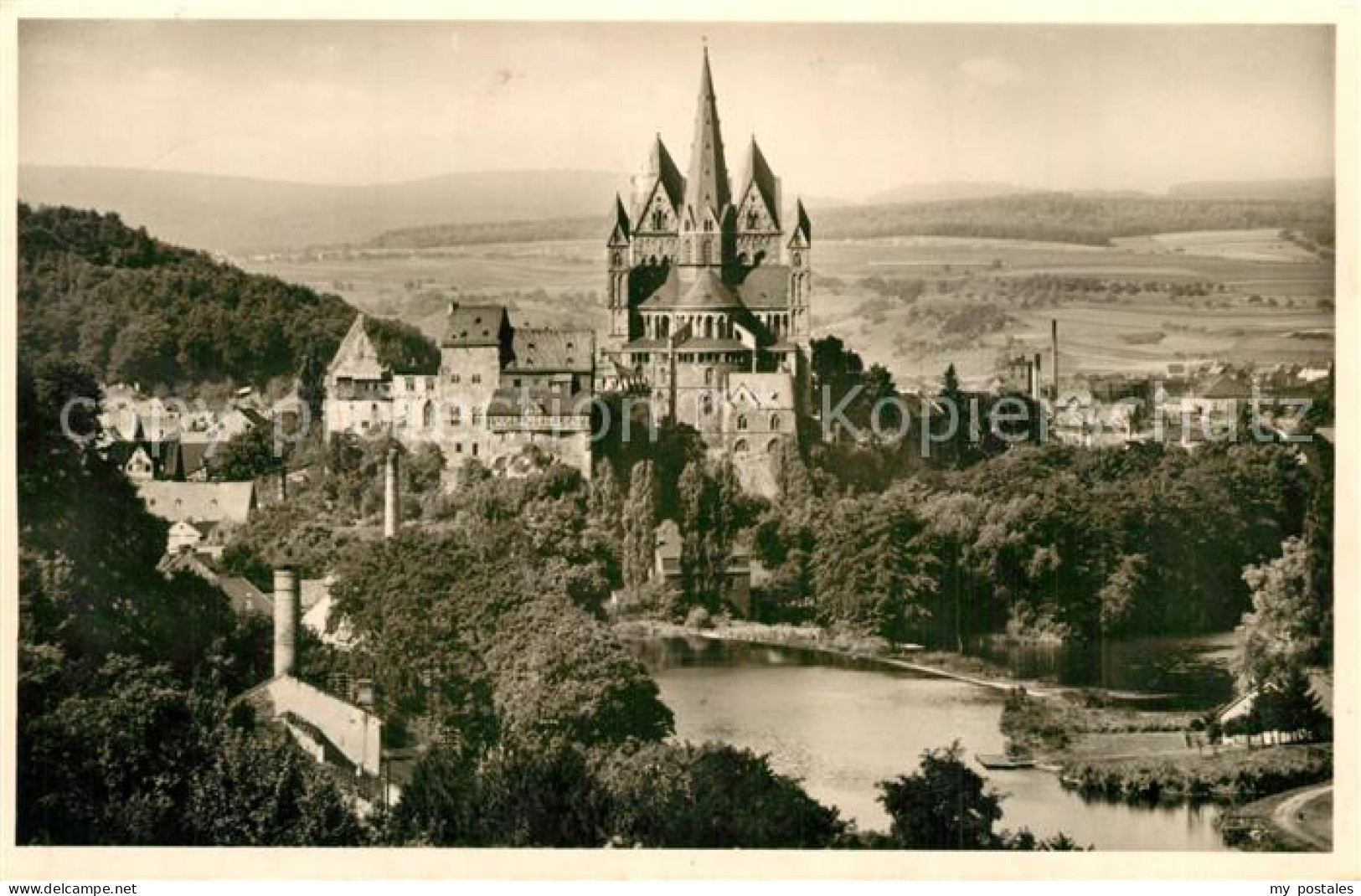 73564227 Limburg Lahn Dom Schloss Fliegeraufnahme Limburg Lahn - Limburg