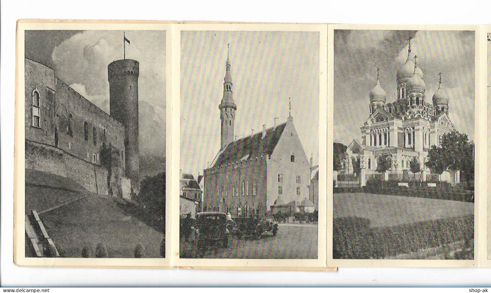 Y23086/ Reval Tallinn Estland Leporello Mit 9 Ansichtskarten  AK Ca.1940 - Estonie